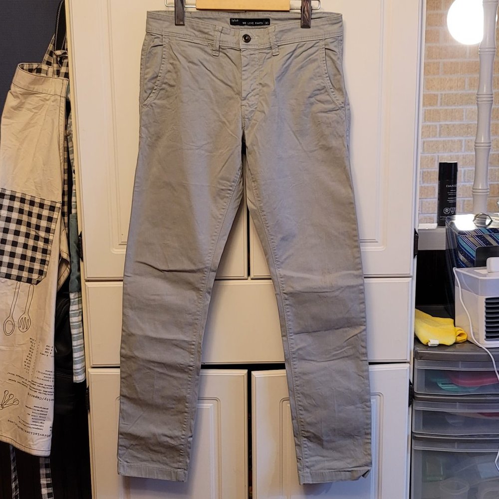 Splash Grey Chino Pants